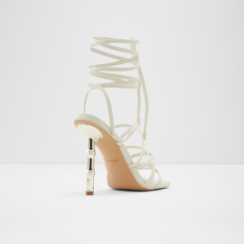 Talons Aldo Bodisse Lanières Talons Sandal - Stiletto Blanche | DUILFJ-935