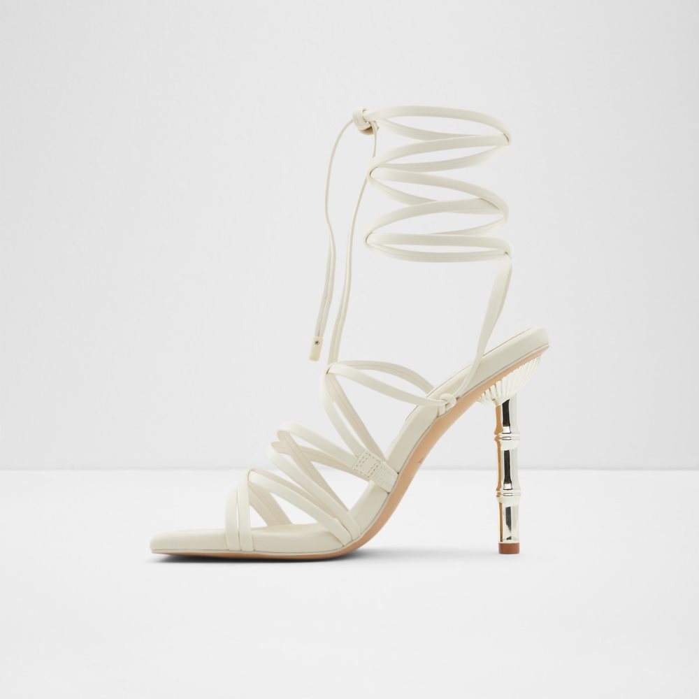 Talons Aldo Bodisse Lanières Talons Sandal - Stiletto Blanche | DUILFJ-935