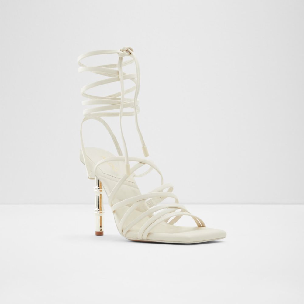 Talons Aldo Bodisse Lanières Talons Sandal - Stiletto Blanche | DUILFJ-935