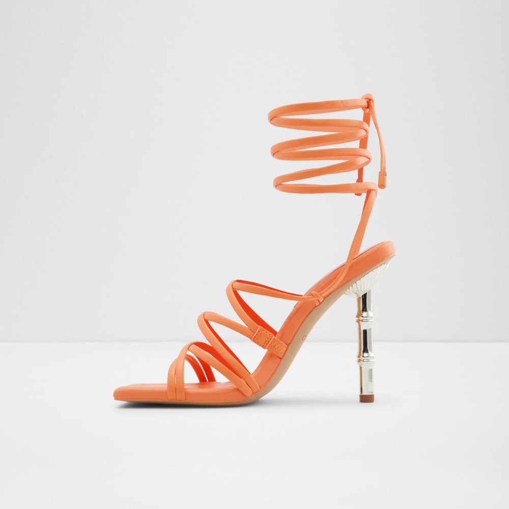 Talons Aldo Bodisse Lanières Talons Sandal - Stiletto Orange Clair | WHTAYI-379