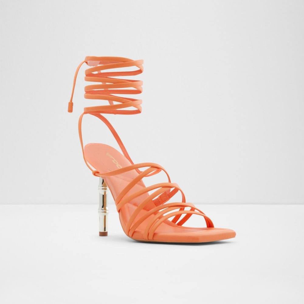 Talons Aldo Bodisse Lanières Talons Sandal - Stiletto Orange Clair | WHTAYI-379