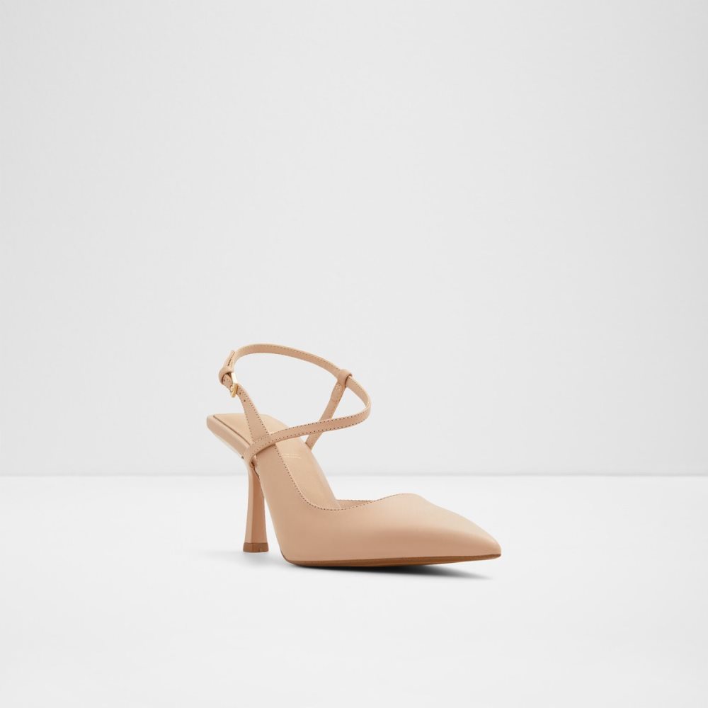 Talons Aldo Brunette Lanières Talons Beige | YZXEOU-427