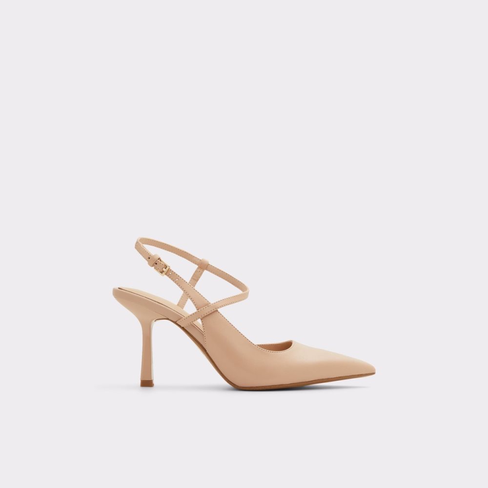 Talons Aldo Brunette Lanières Talons Beige | YZXEOU-427