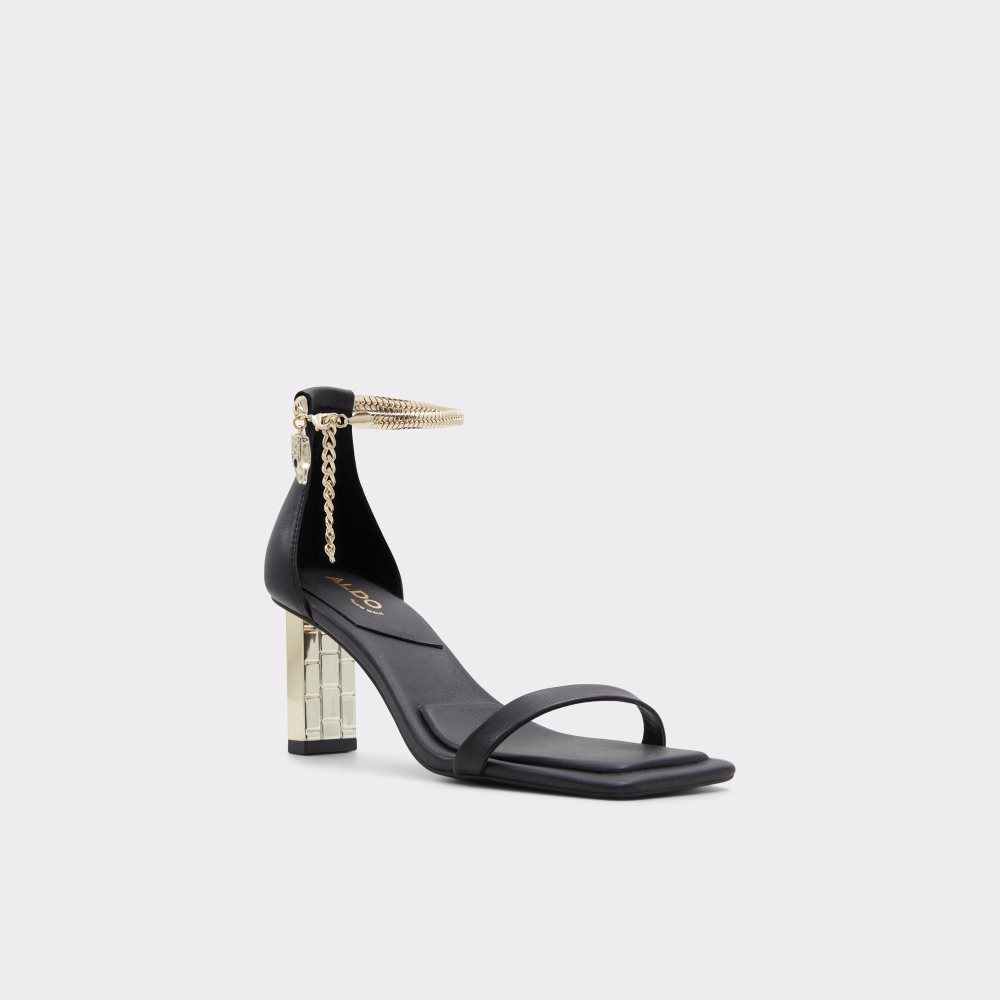 Talons Aldo Dore Brides Talons Sandal Noir | FNPDJH-164