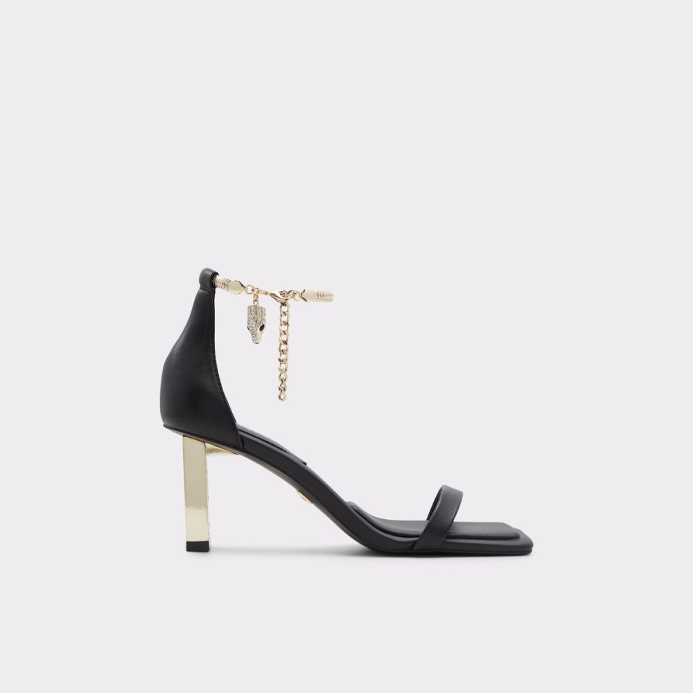 Talons Aldo Dore Brides Talons Sandal Noir | FNPDJH-164