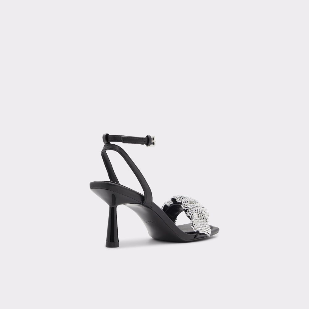 Talons Aldo Floria Talons Sandal Noir | ITNGLA-087