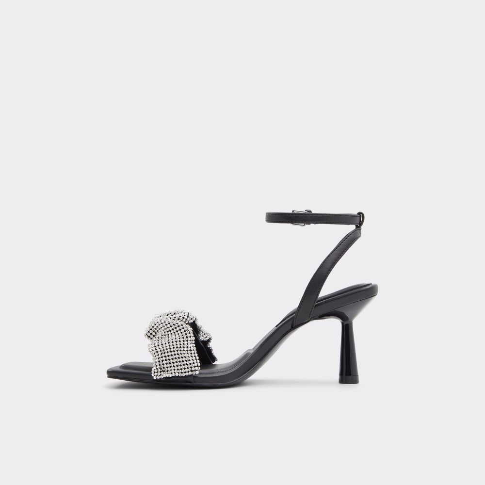 Talons Aldo Floria Talons Sandal Noir | ITNGLA-087