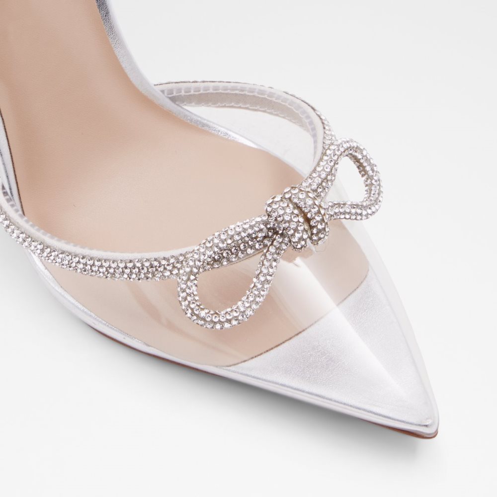 Talons Aldo Halalia High - Stiletto Argent | FDQWOV-140