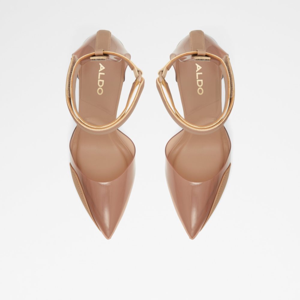 Talons Aldo Invisi High Beige | FVOCNW-295