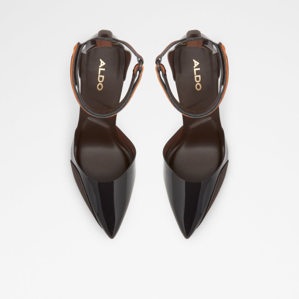 Talons Aldo Invisi High Marron Foncé | XZGBUM-647