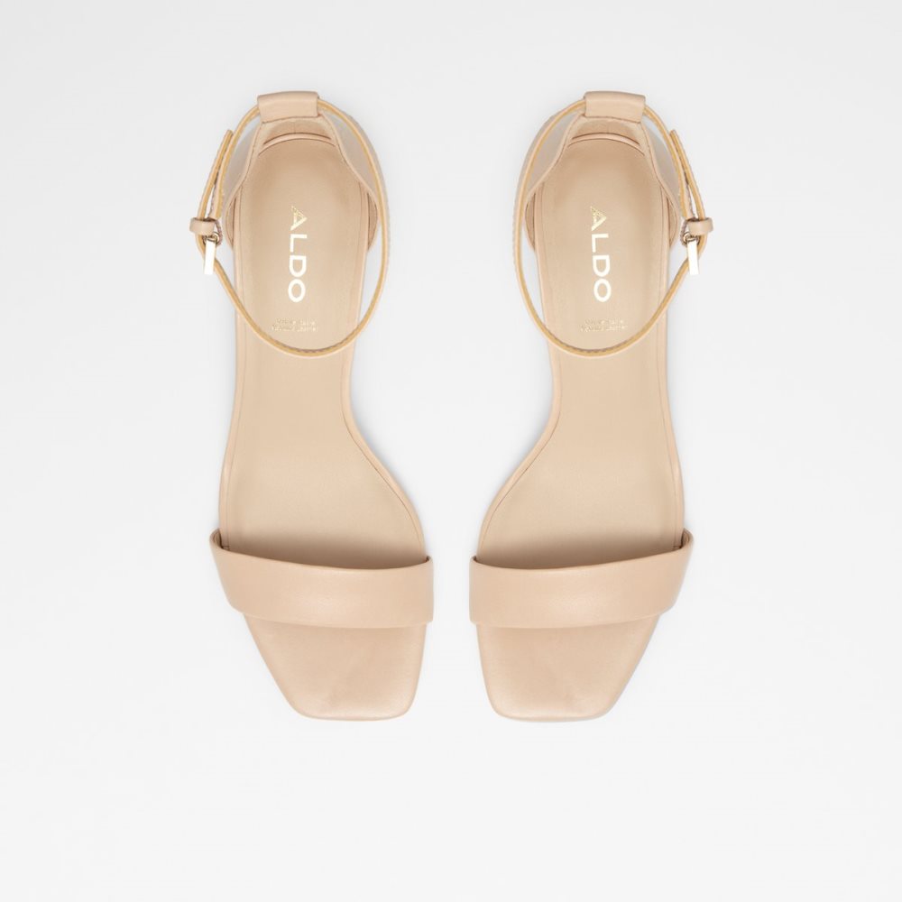 Talons Aldo Kedeaviel Talons Sandal Beige | RALUFJ-387