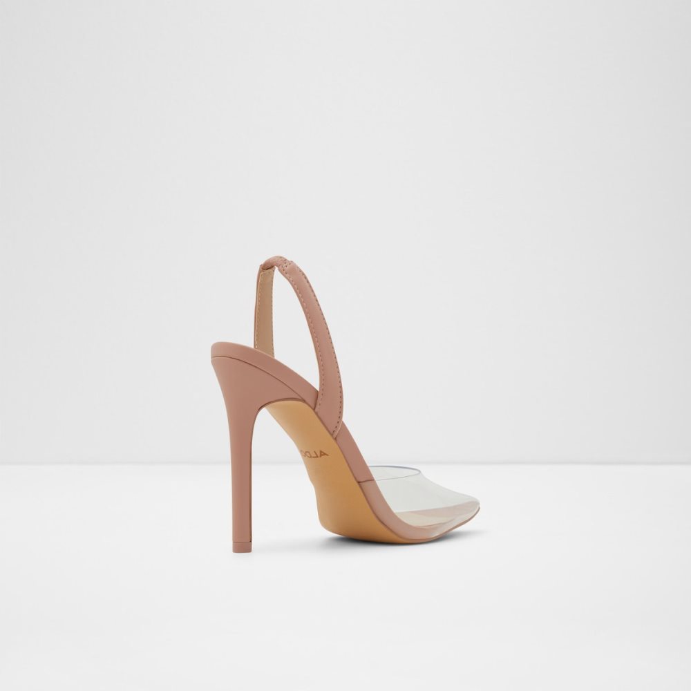 Talons Aldo Marie Brides Back High - Stiletto Beige | PJHUCW-725