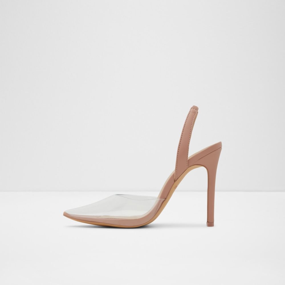 Talons Aldo Marie Brides Back High - Stiletto Beige | PJHUCW-725