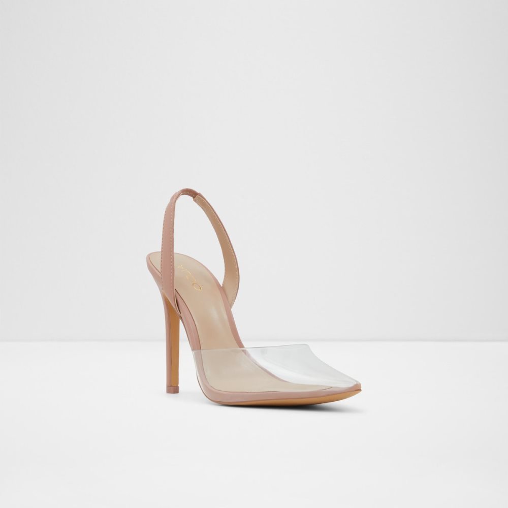 Talons Aldo Marie Brides Back High - Stiletto Beige | PJHUCW-725