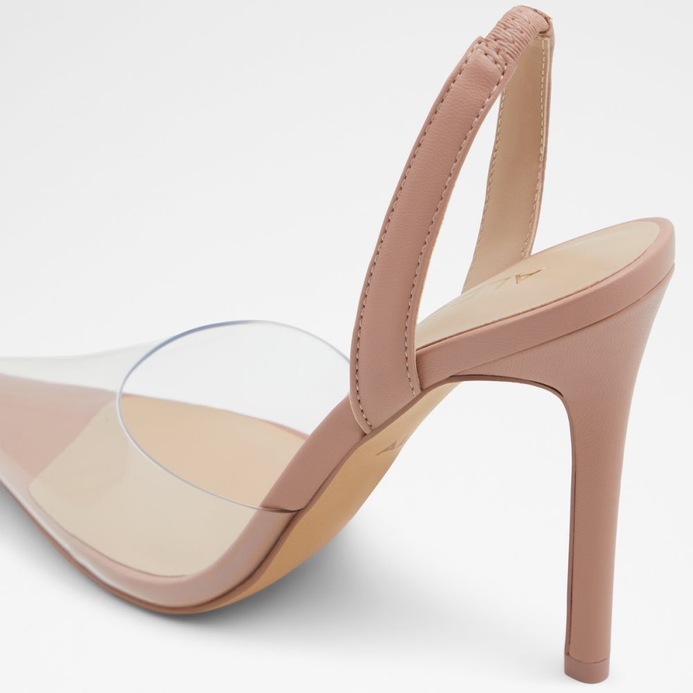 Talons Aldo Marie Brides Back High - Stiletto Beige | PJHUCW-725