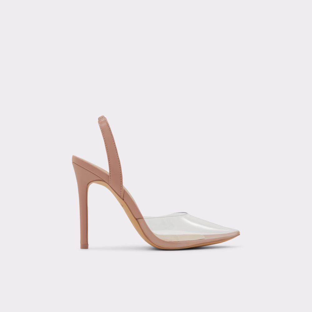 Talons Aldo Marie Brides Back High - Stiletto Beige | PJHUCW-725