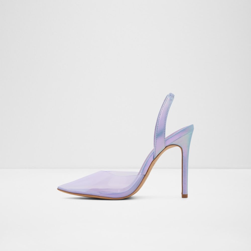 Talons Aldo Marie Brides Back High - Stiletto Violette Clair | QRYIGX-673