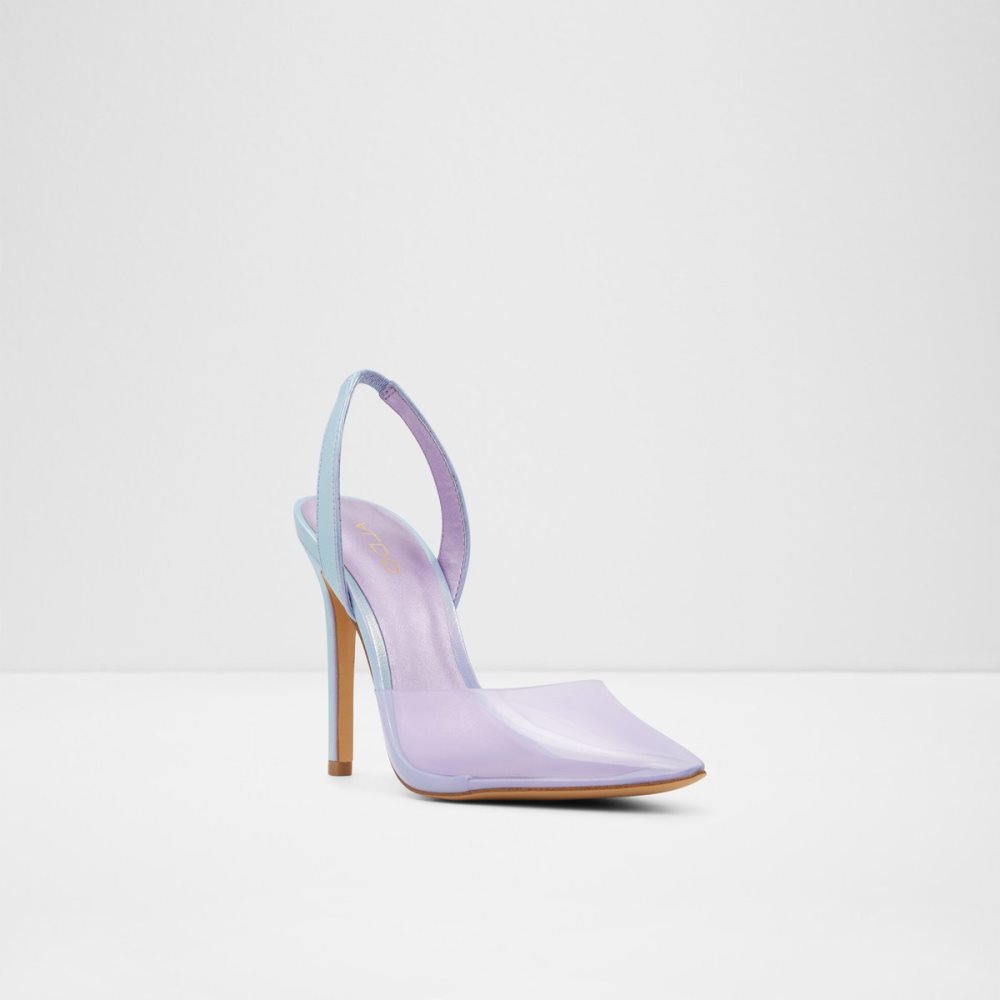 Talons Aldo Marie Brides Back High - Stiletto Violette Clair | QRYIGX-673