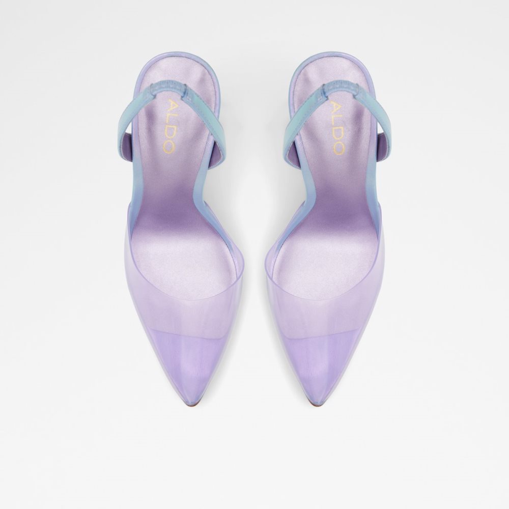 Talons Aldo Marie Brides Back High - Stiletto Violette Clair | QRYIGX-673