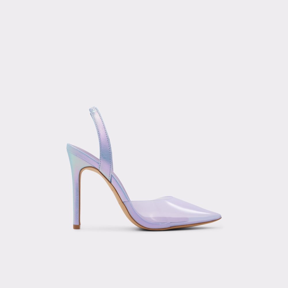 Talons Aldo Marie Brides Back High - Stiletto Violette Clair | QRYIGX-673