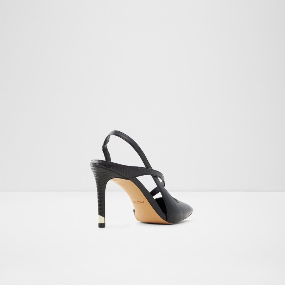 Talons Aldo Noideaa Brides Back High - Stiletto Noir | TFBXYC-570