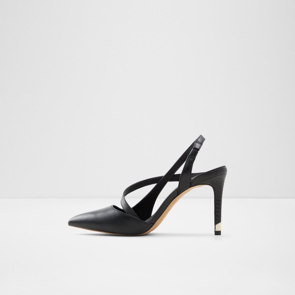 Talons Aldo Noideaa Brides Back High - Stiletto Noir | TFBXYC-570