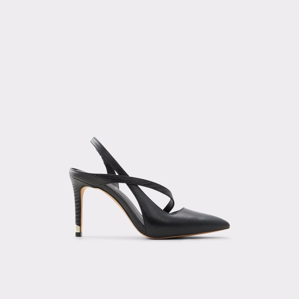 Talons Aldo Noideaa Brides Back High - Stiletto Noir | TFBXYC-570