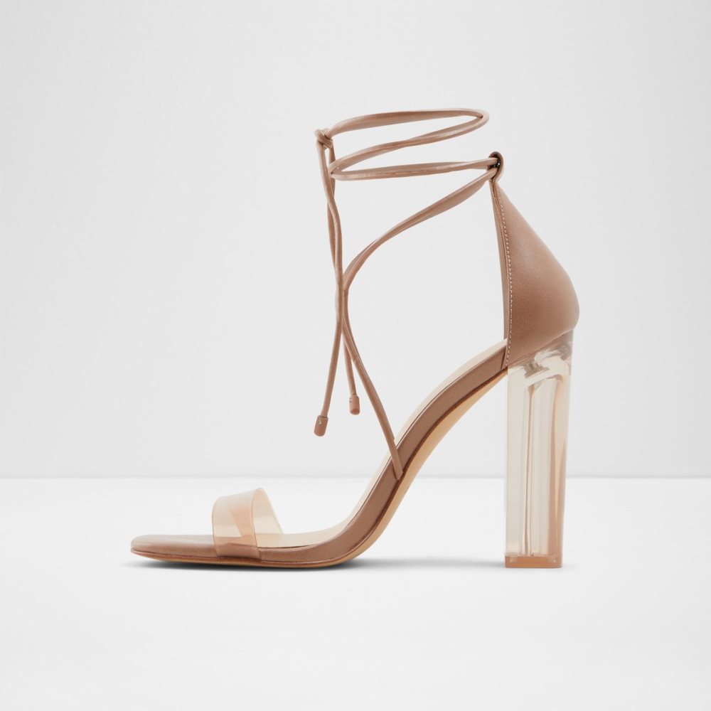 Talons Aldo Onardonia Lanières Talons Sandal Beige | XJNOUE-347