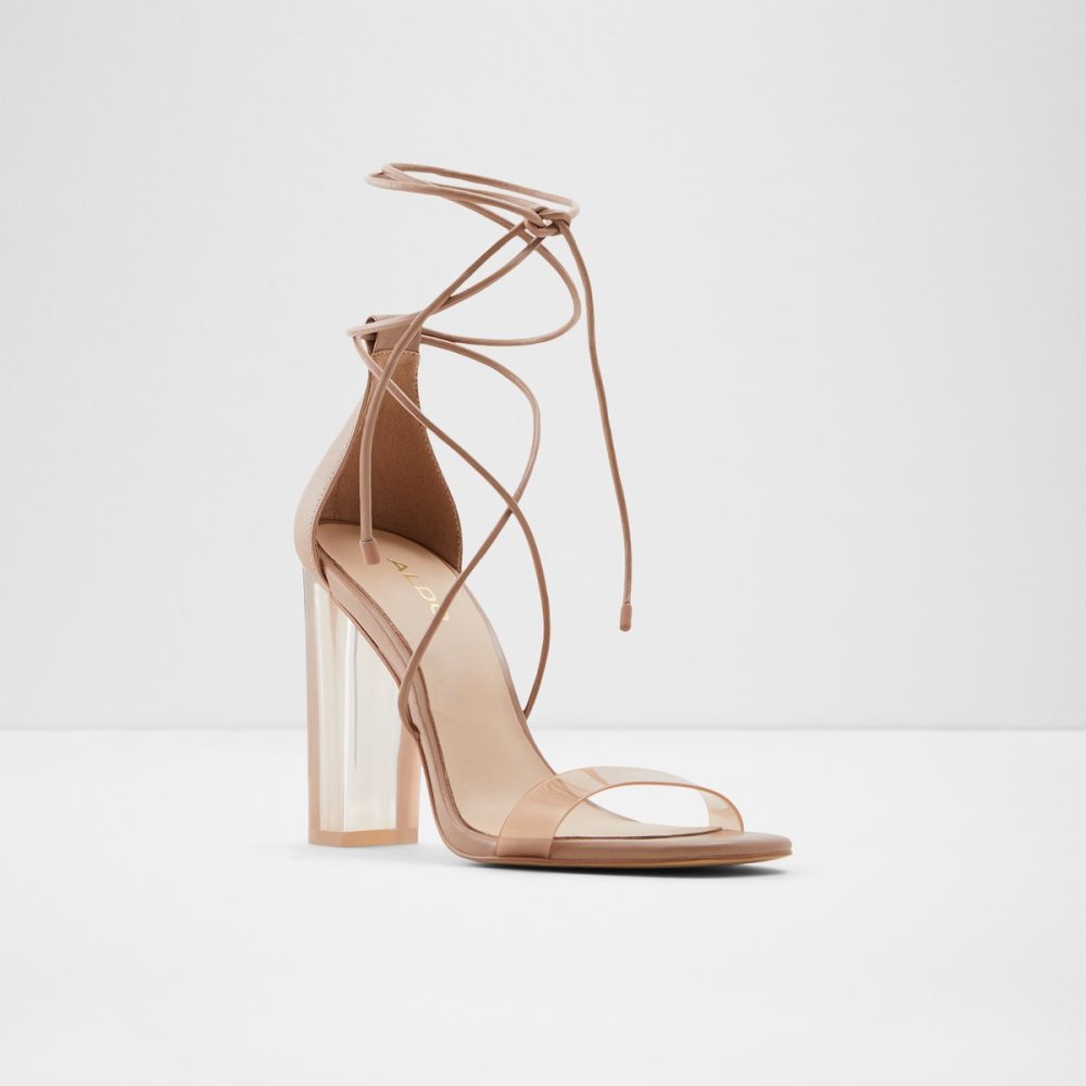 Talons Aldo Onardonia Lanières Talons Sandal Beige | XJNOUE-347