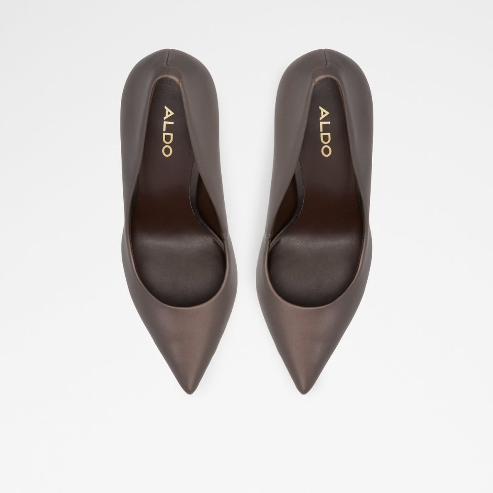 Talons Aldo Stessy_ High - Stiletto Marron Foncé | MZGUPK-025