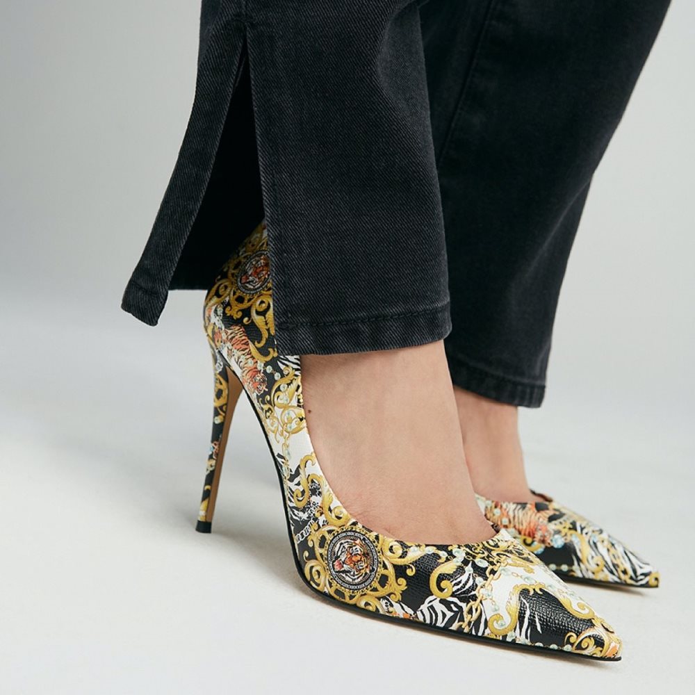 Talons Aldo Stessy_ High - Stiletto Noir Multicolore | LEGRUX-123