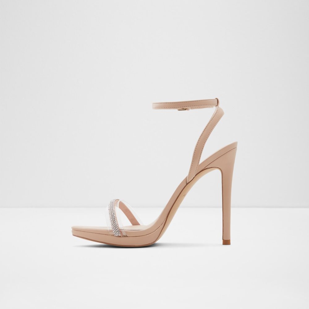 Talons Aldo Thirakin High Sandal - Stiletto Beige | TPHRAB-215