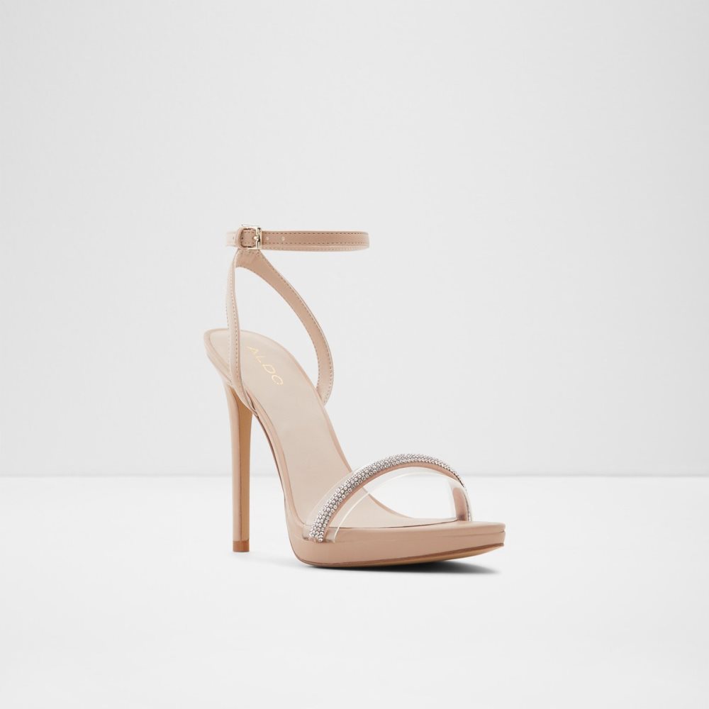 Talons Aldo Thirakin High Sandal - Stiletto Beige | TPHRAB-215