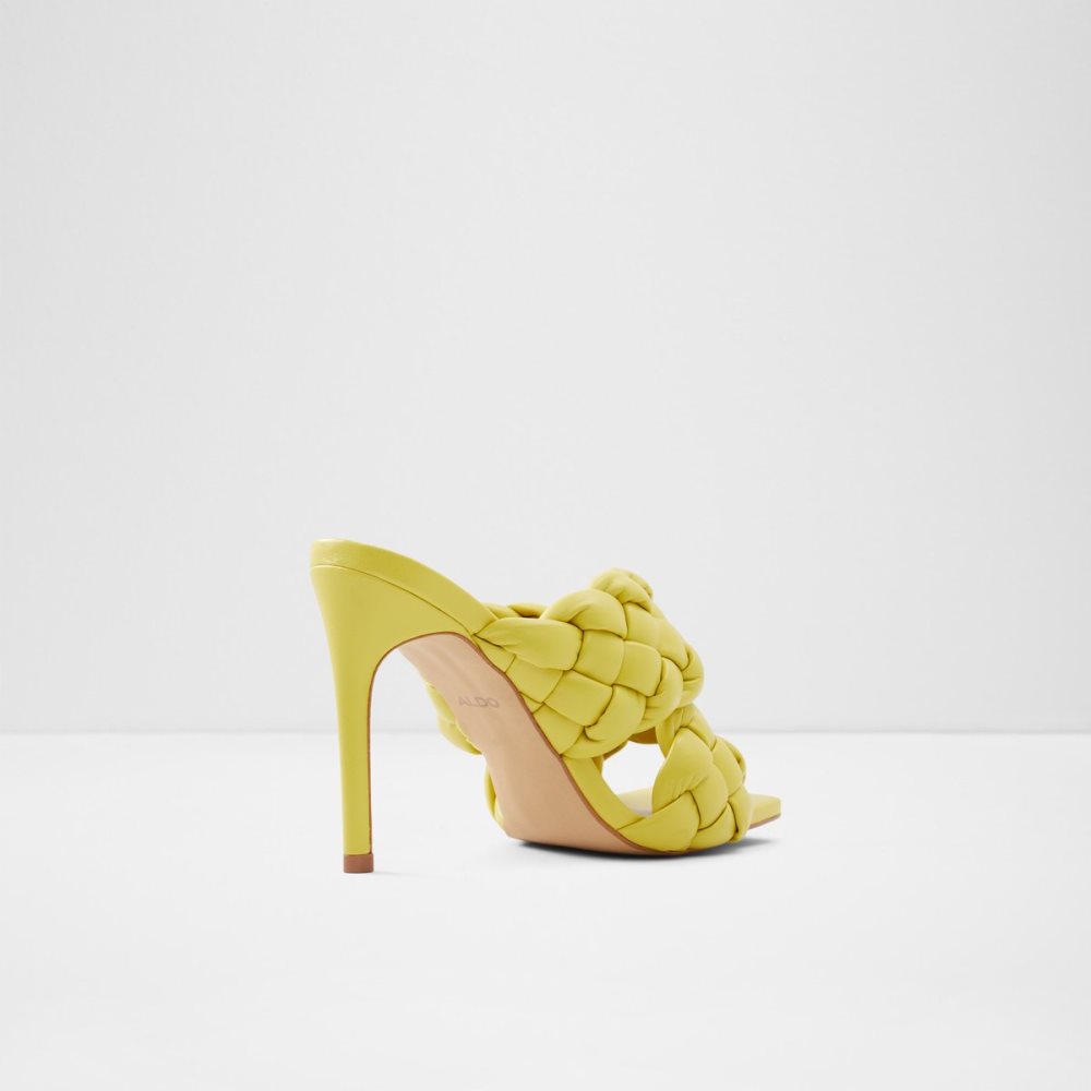 Talons Aldo Tressu High Sandal - Stiletto Vert Clair | IBFQTJ-457