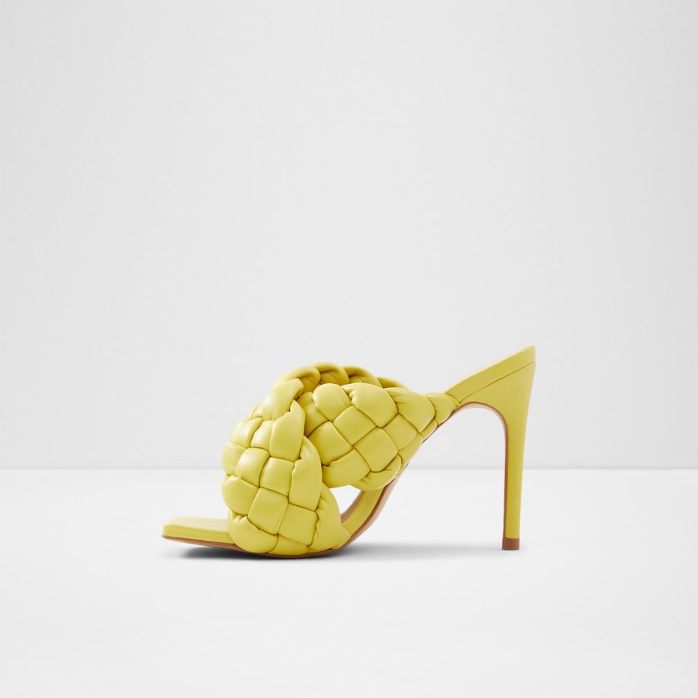 Talons Aldo Tressu High Sandal - Stiletto Vert Clair | IBFQTJ-457