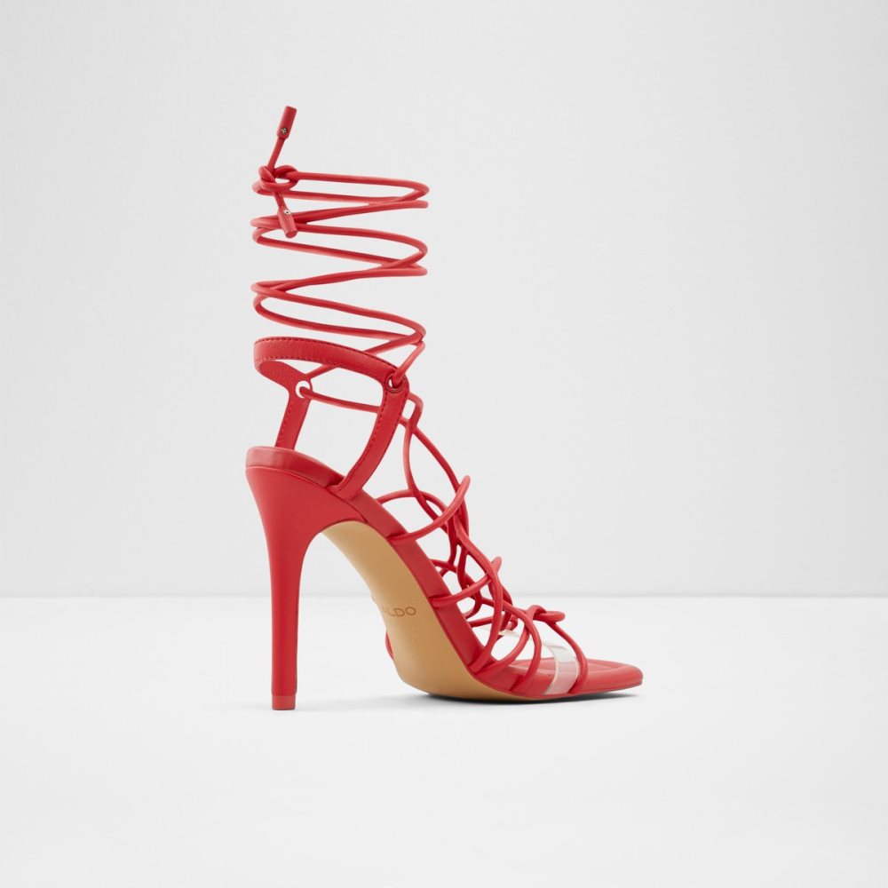 Talons Aldo Truelove Lanières Talons Sandal - Stiletto Rouge | PKWRMJ-568