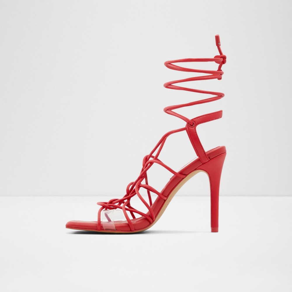 Talons Aldo Truelove Lanières Talons Sandal - Stiletto Rouge | PKWRMJ-568