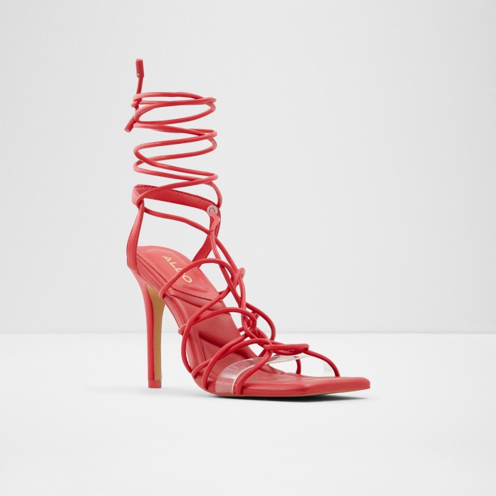 Talons Aldo Truelove Lanières Talons Sandal - Stiletto Rouge | PKWRMJ-568