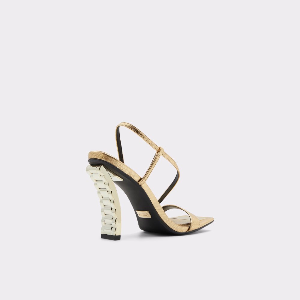 Talons Aldo Vermeil Brides Back Talons Sandal Doré | DBGRIW-418